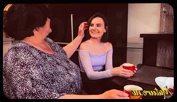 Young Darcy Dark Worships BBW MILF Edina's Big Ass Fast streaming