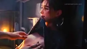 Ellies Hot Shower Fantasy Unfolds in Steamy Hentai Bedroom Escape