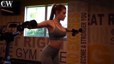 Chloe Wildd gets facially ruined by gym stranger in rough bareback ass