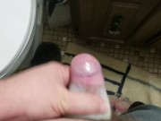 Breaking a tenga egg with my dick