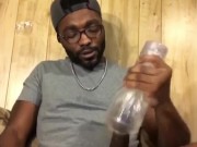 Quick BBC Fleshlight Fucking