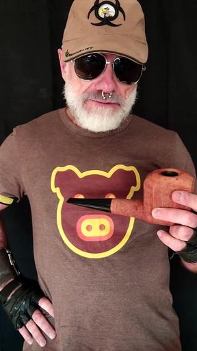 Huge Pipe Smoking Dad