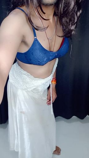 My stepsister married hot bra and panty