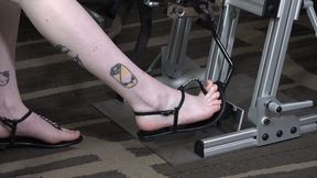 Skye Tests Shoes on the Portable Car Pedals (MP4 - 720p)