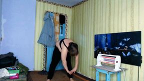 Shaking our bellies to oriental music