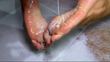 CHEATING WIFE Home Romantic couple play with milk and morning sex for lovers Full