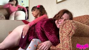spanking bog stepsister for stealing diaper lizzy james and dakota marr ageplay
