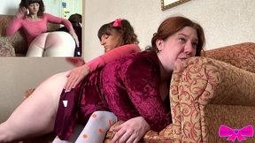 spanking bog stepsister for stealing diaper lizzy james and dakota marr ageplay