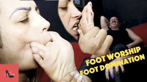Foot worship for a domme 720p