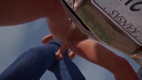 trucker has sex on a chevy impala