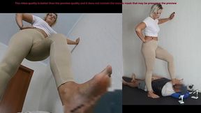 Mistress Lana - Near Wall Foot Smelling - Mix2