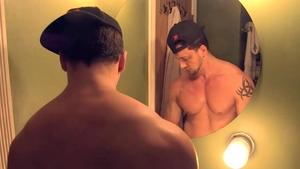 AmericanMuscleHunks - Muscled Joey D feels up to fucking hard
