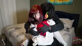 Clown fucks busty MILF financial advisor in doggy style