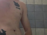Young male masturbates and cums everywhere