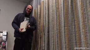 Sweet blondes, Lexi Lore and Natalia Queen are sucking dicks through gloryholes, and riding them