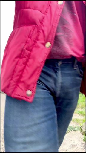 Out Walking Commando and the Monster Inside My Jeans Is Bulging Out