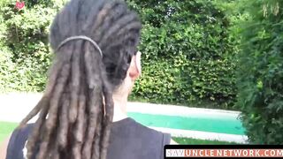 SayUncleNetwork.com - Latino's first time doggystyle bareback with a cum facial endin