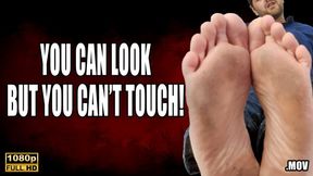 KingMarti: You Can Look At My Feet But You Cant Touch - Foot JOI - FHD