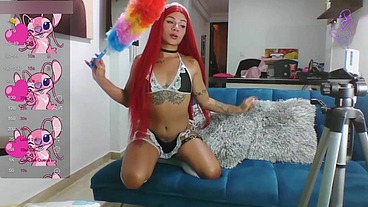 TS Angelique Monroe - Webcam show from August 22, 2023
