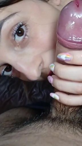 Stunning moment from &quot;SILENT PORN FILMS. MY STEPSISTER GIVES ME THE BEST BLOWJOB EVER&quot;