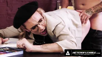Femboy Axel Rose Gets Barebacked by Muscular Jock Clark Delgaty