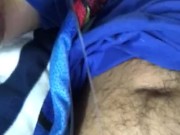 Eating Pre Cum in my Superman Onesie