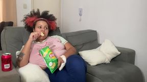 BBW Farting and Burping While I Watch TV