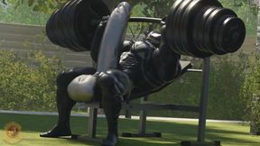Venom wrecks Spider-Mans throbbing cock into a huge muscular monster