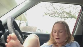 Car Play Getting Off While Drivers Pass