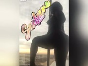 Sexfeene giving the view of a lifetime with that phat ass !!!