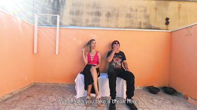 Blind stranger gets rewarded with wet holes and public rewards