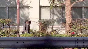 Japanese college girl likes to take her lessons two at a time