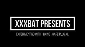 Mistress XXXBat having fun with DKing Gape Plug XL