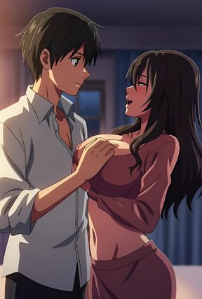 Yoga Instructor Pins Student In Heated Kiss.