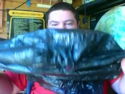 belly padding with a bag