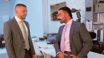 Blowjobs and anal with suited Shane Jackson and Te