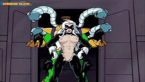 Spiderman and black cat unmasked