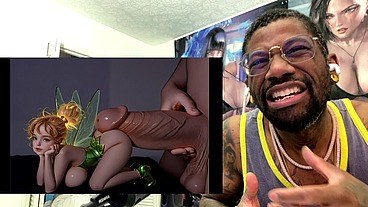 Thicc Fat Ass Tinkerbell Uses Her Booty To Rub A Huge Cock, AI Generated