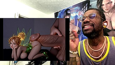 Thicc Fat Ass Tinkerbell Uses Her Booty To Rub A Huge Cock, AI Generated