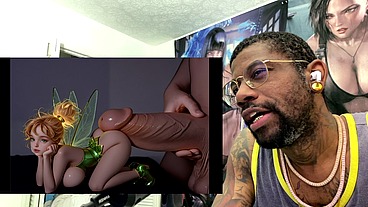 Thicc Fat Ass Tinkerbell Uses Her Booty To Rub A Huge Cock, AI Generated