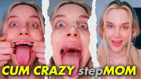 CUM CRAZY stepMOM - Ahegao Taboo Cum Facial - EXTENDED - 4K
