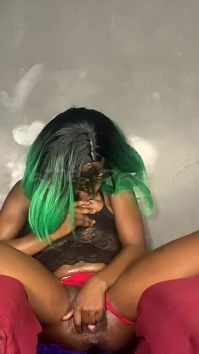 Fuckin My Juicy Twat in the Club After Closing. Got Caught by a Co-worker with Hard Cock N Joins in!!