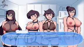 Sexy MILF Sister Dominates in Snowy Orgy with Sucking & POV Action