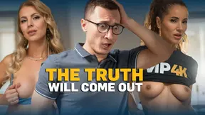 VIP4K  Lesbian sex continued into banging the blonde