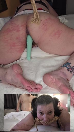 BBW Cripple in College Uniform Gets Bum Beat by This Guy