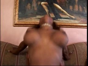 Hot chick lies on the floor upside down to get her pussy eaten by the hungry dude