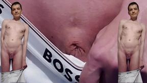 No cock when micropenis is soft. Petite girl body with nothing between girl legs