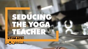 Busty yoga lovers blow and bounce in steamy FFM trio POV