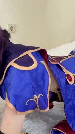 Anime Girl Training My Ass with Strap on Femdom