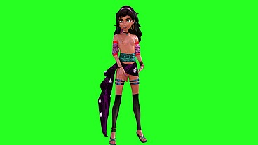 Cockbox3d - update #3 - Gwen Esmerelda Tennyson ahegao anal prolapse preview test animation